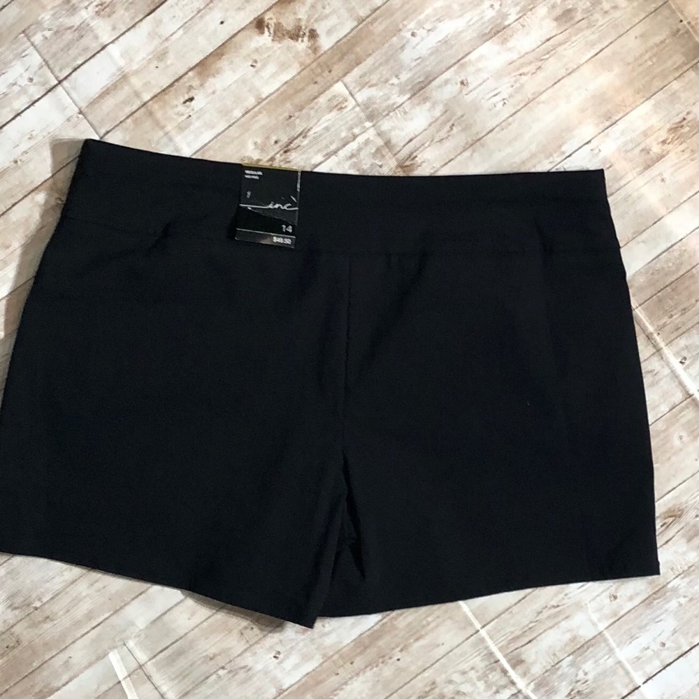 INC International Concept Black Pull-On Shorts 14 - Picture 5 of 9